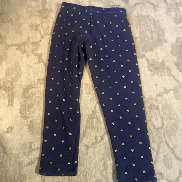 Carter, navy with gold hearts pants - Picture 2 of 4